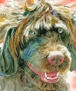 Portuguese Water Dog Art Diamond Painting