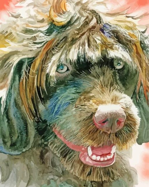 Portuguese Water Dog Art Diamond Painting