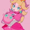 Princess Peach And Jigglypuff Diamond Painting