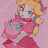 Princess Peach And Jigglypuff Diamond Painting