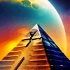 Pyramid Moon Diamond Painting