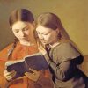 Reading Girls Diamond Painting