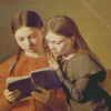 Reading Girls Diamond Painting