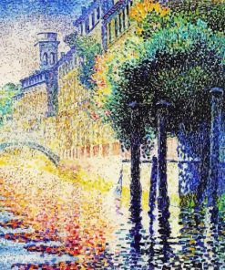 Rio San Trovaso Venice By Henri Edmond Cross Diamond Painting