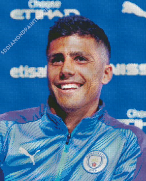 Rodri Football Player Diamond Painting