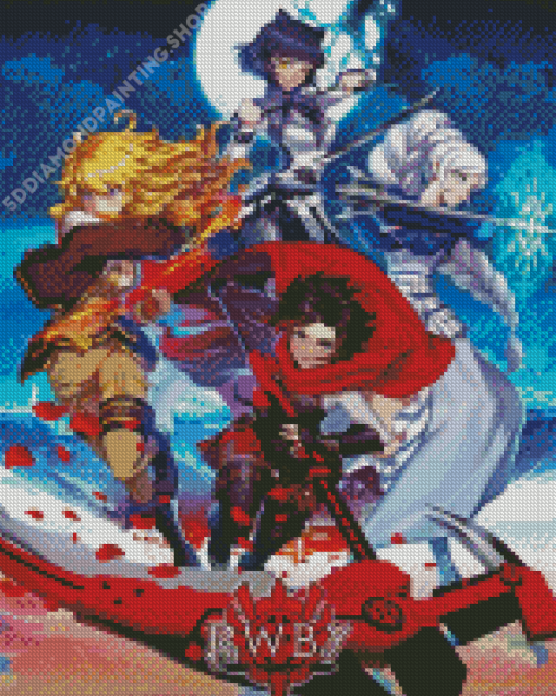 Rwby Anime Diamond Painting