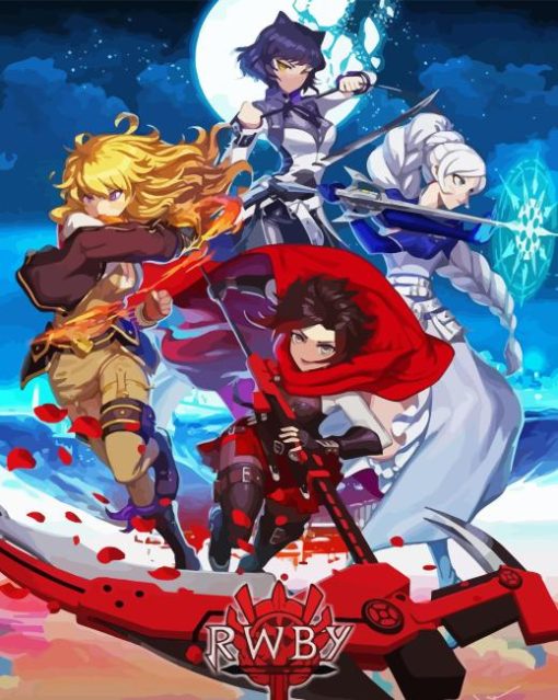 Rwby Anime Diamond Painting