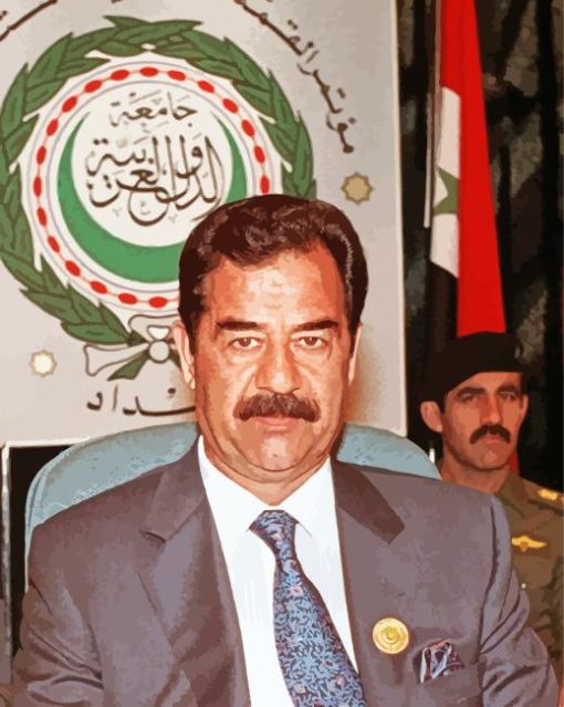 Saddam Hussein Statesman Diamond Painting