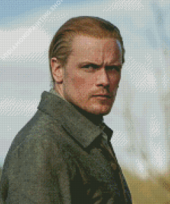 Sam Heughan As Jamie In Outlander Diamond Painting