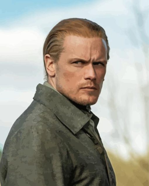 Sam Heughan As Jamie In Outlander Diamond Painting