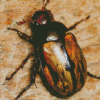 Scarab Insect Diamond Painting