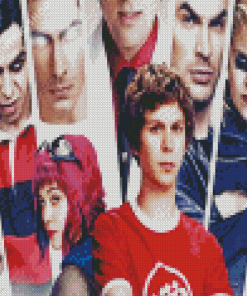 Scott Pilgrim Vs The World Movie Characters Diamond Painting