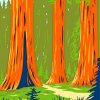 Sequoia Trees Diamond Painting