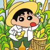 Shinnosuke In Corn Field Diamond Painting