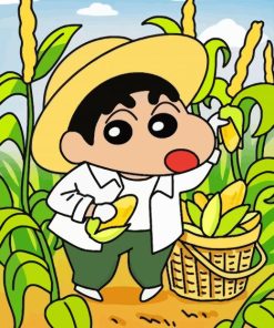 Shinnosuke In Corn Field Diamond Painting