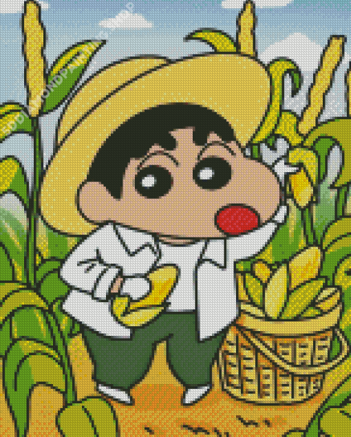 Shinnosuke In Corn Field Diamond Painting