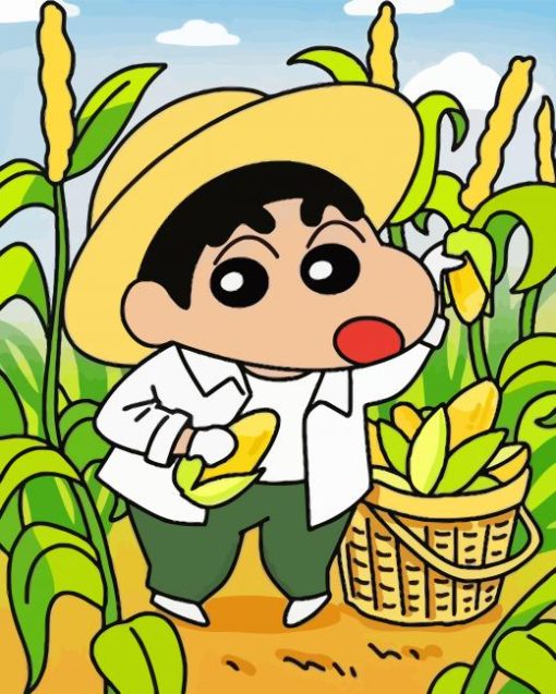 Shinnosuke In Corn Field Diamond Painting