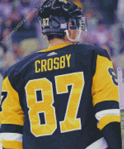 Sidney Crosby Ice Hockey Player Diamond Painting