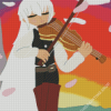 Playing Violin Anime Diamond Painting