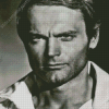 Terence Hill In Black And White Diamond Painting