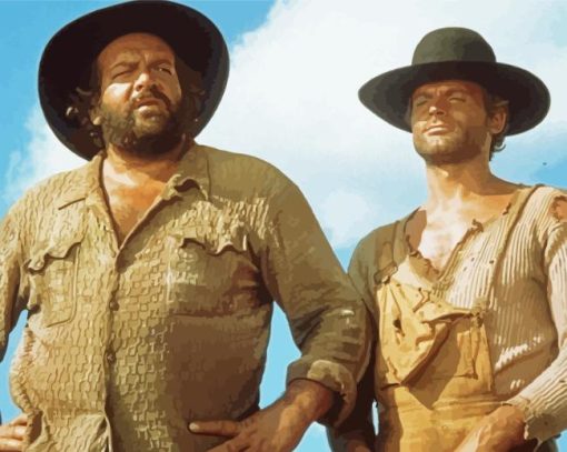 Terence Hill And Bud Spencer Diamond Painting