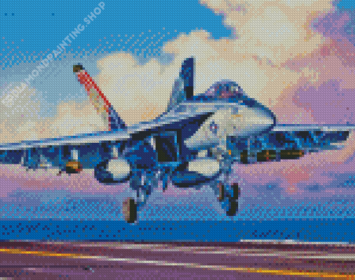 Fa 18 Super Hornet Diamond Painting