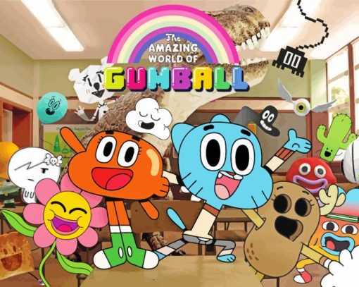 The Amazing World Of Gumball Diamond Painting