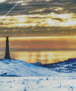 The Hoad Monument Tower At Sunset Diamond Painting