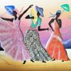 Three Black Women Dancing Diamond Painting