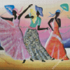 Three Black Women Dancing Diamond Painting