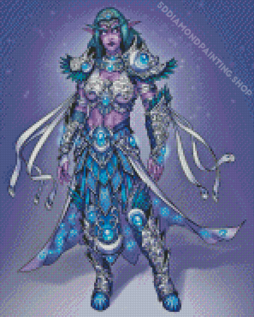 Tyrande Whisperwind Art Diamond Painting