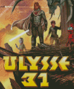 Ulysse 31 Parallax Diamond Painting