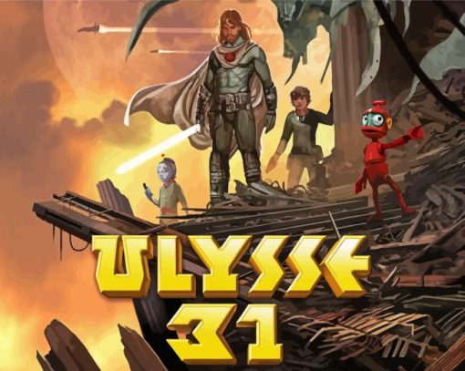 Ulysse 31 Parallax Diamond Painting