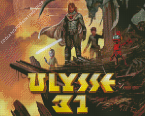 Ulysse 31 Parallax Diamond Painting