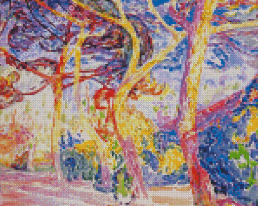 Under The Pines By Henri Edmond Cross Diamond Painting