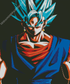 Vegito Blue Diamond Painting