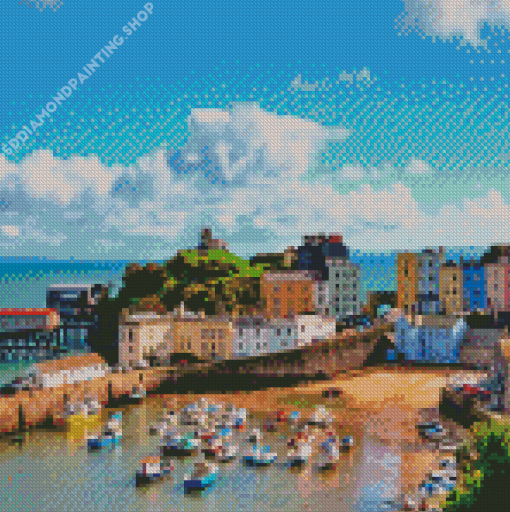 Wales Saundersfoot Diamond Painting