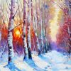 Winter Forest Diamond Painting