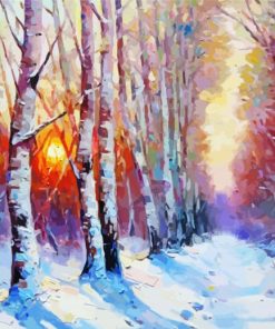 Winter Forest Diamond Painting