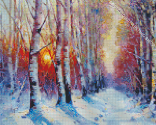 Winter Forest Diamond Painting