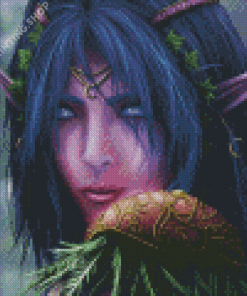 World Of Warcraft Night Elf Diamond Painting