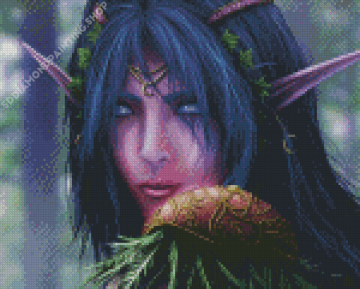 World Of Warcraft Night Elf Diamond Painting