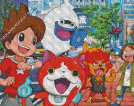 Yo Kai Watch Diamond Painting