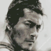 Young Toshiro Mifune Diamond Painting