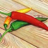 Aesthetic Chilli Pepper Diamond Painting