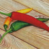 Aesthetic Chilli Pepper Diamond Painting