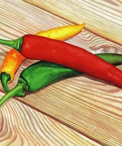 Aesthetic Chilli Pepper Diamond Painting