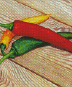 Aesthetic Chilli Pepper Diamond Painting