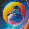 Astronaut Art Diamond Painting