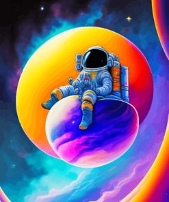 Astronaut Man Diamond Painting